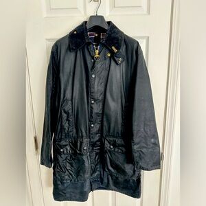 Barbour Border Unisex Waxed Coat (worn twice) like new